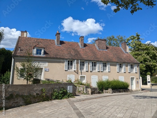 Old house in Jouy en josas, France. photo