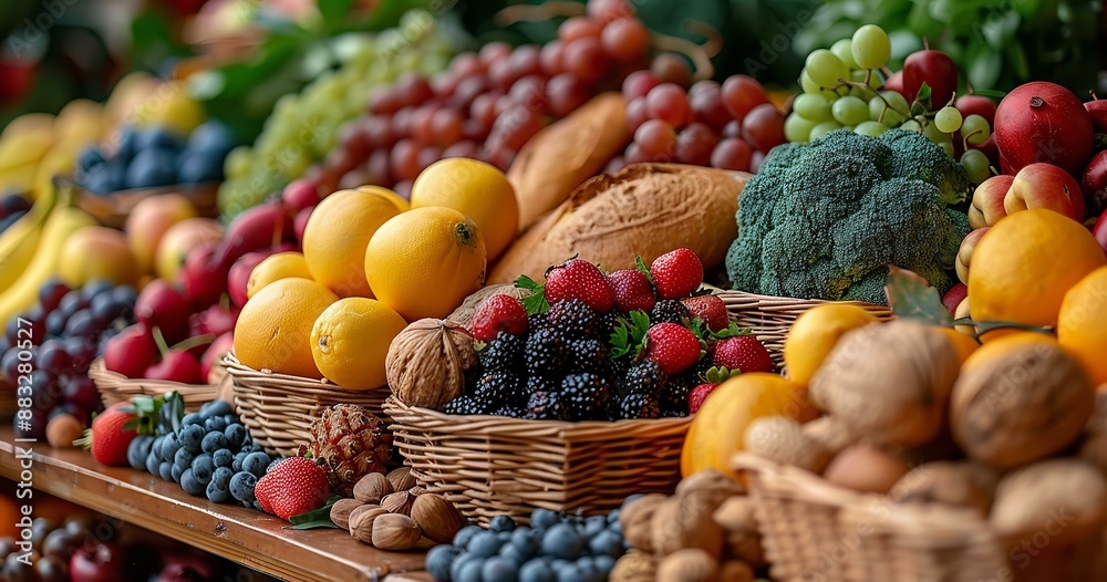 Fresh and Vibrant Market Produce Fresh and Vibrant Market Produce
