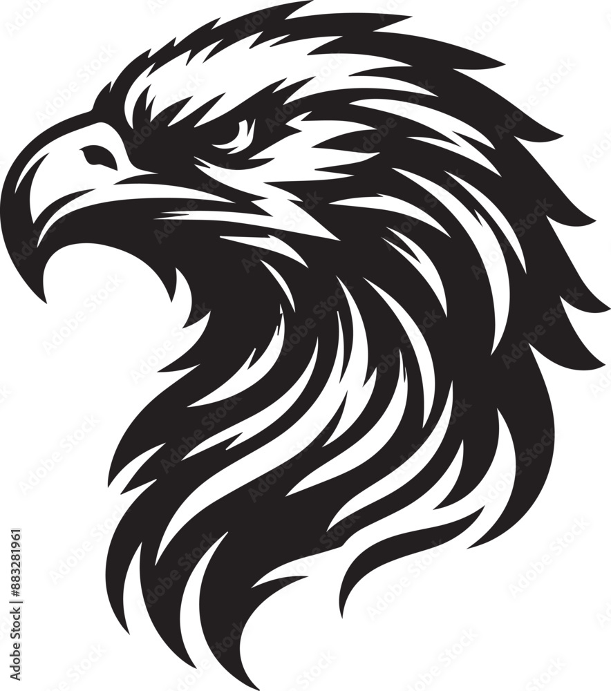 BLACK EAGLE VECTOR ILLUSTRATION