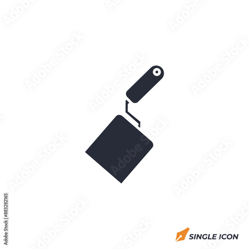 Trowel icon vector illustration. Trowel symbol isolated on white background