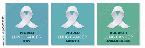 World lung cancer day,  world lung cancer month, lung cancer awareness 