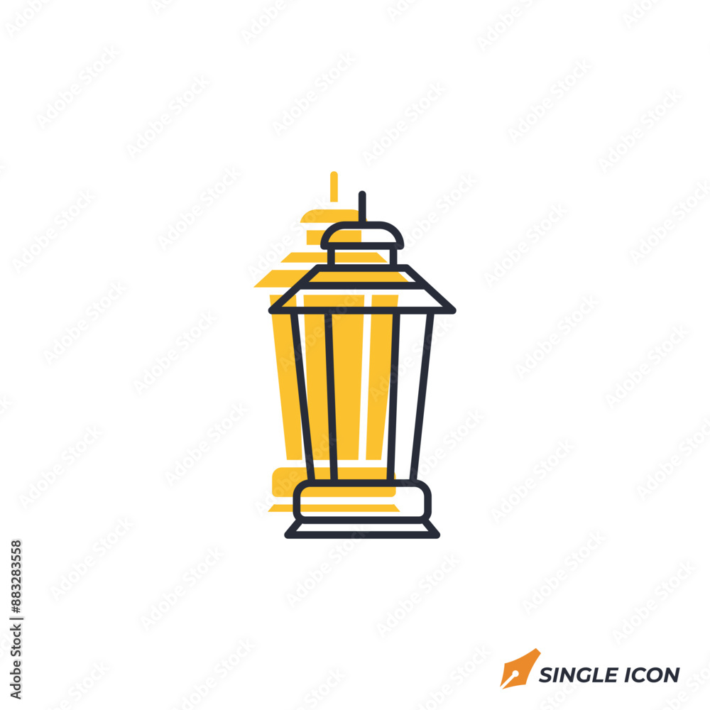 garden light icon vector illustration. garden light symbol isolated on white background garden light icon vector illustration. garden light symbol isolated on white background