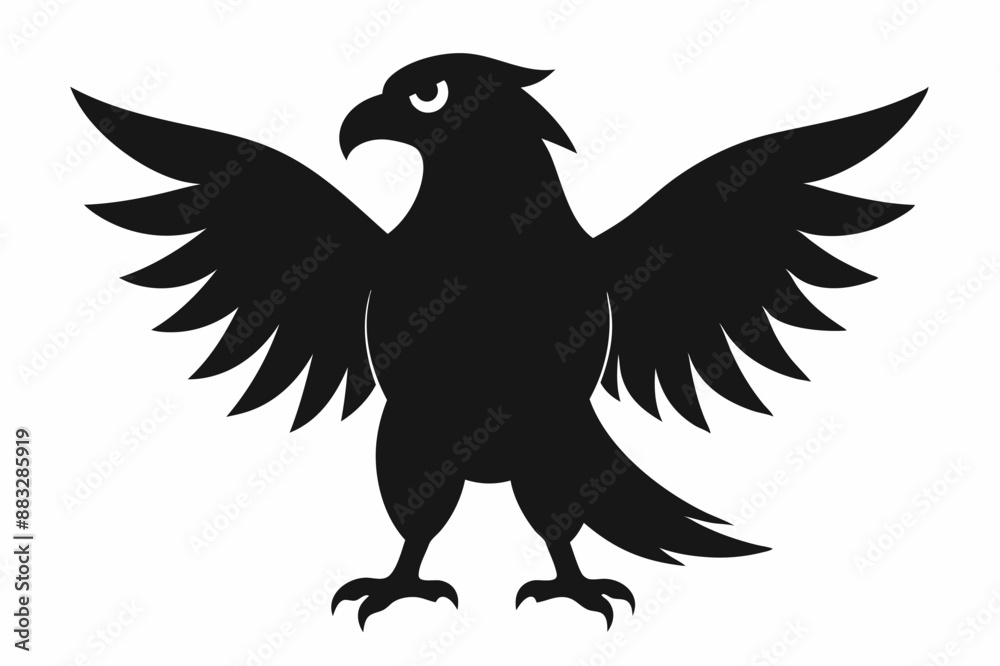Fototapeta premium eagle with wings