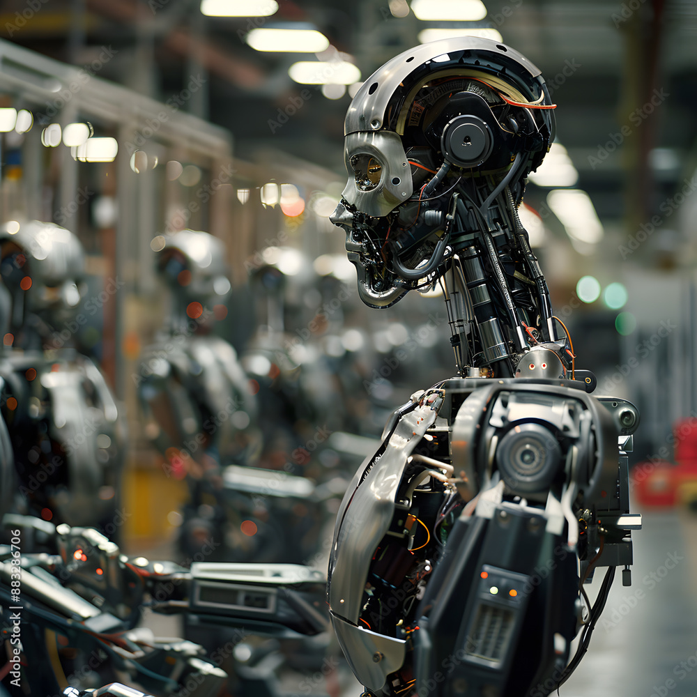 Fototapeta premium Advanced Robotics in Modern Industry