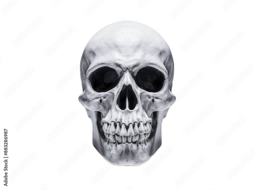 a skull with a black and white face on a transparent background a skull with a black and white face on a transparent background