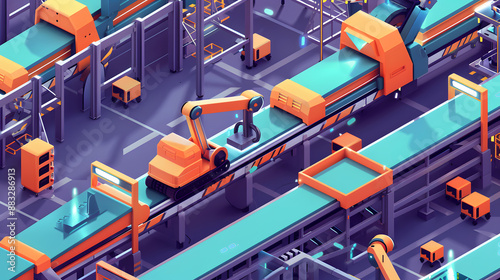 Automated Assembly Lines at Work highlights the seamless integration of technology in modern manufacturing processes.Automated assembly lines use advanced robotics and precision engineering to enhance