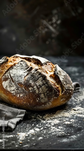 Freshly Baked Artisan Bread Loaf © Simon
