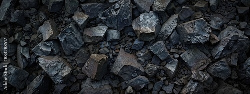 Wallpaper Mural coal texture. Black background. wall, background, rock, texture, dark, black, backdrop Torontodigital.ca