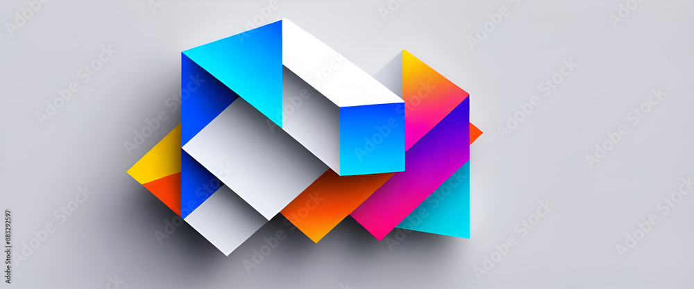illustrazione con elementi geometrici astratti a tema contemporaneo illustrazione con elementi geometrici astratti a tema contemporaneo