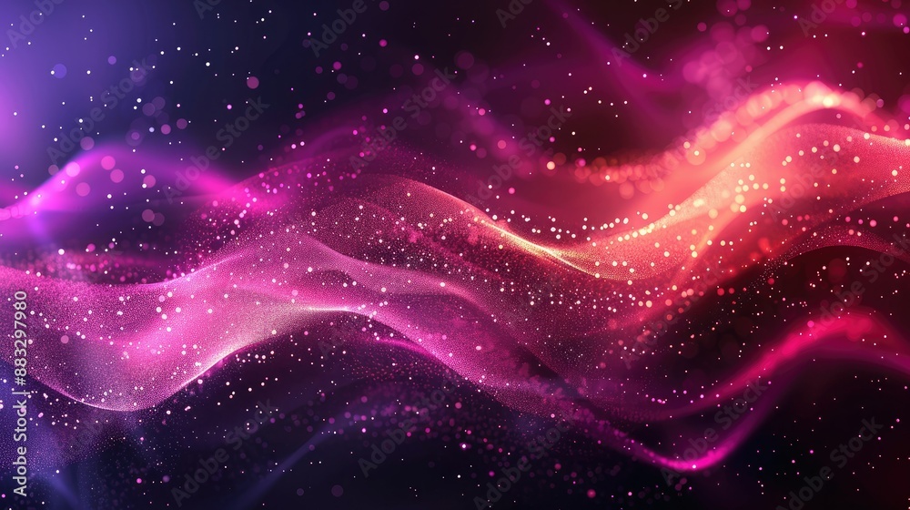 Technology Particle Abstract Background Technology Particle Abstract Background