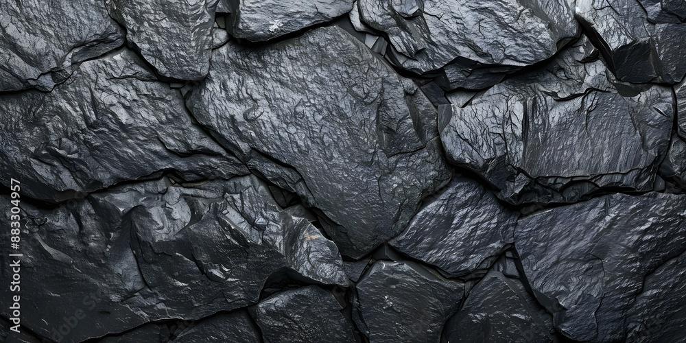 Banner featuring a dark gray rock surface texture against a black concrete wall. Concept Dark Gray Rock, Stone Texture, Black Concrete Wall, Banner Design Banner featuring a dark gray rock surface texture against a black concrete wall. Concept Dark Gray Rock, Stone Texture, Black Concrete Wall, Banner Design