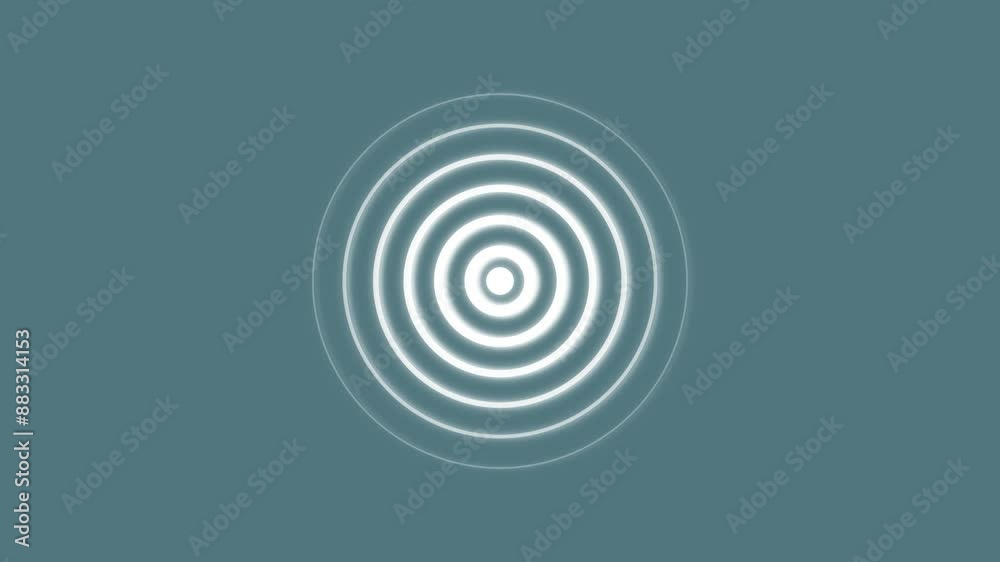 Radio wave signal technology animation. Radio wave signal technology animation.