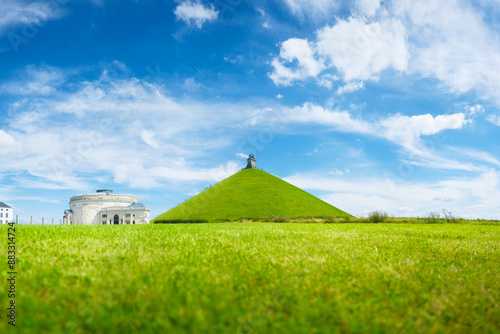 The Museum of the Battle of Waterloo in Belgium. Historical site. Landscape and monuments. Landscapes in Belgium. Picture for background, wallpapers, postcards.  photo