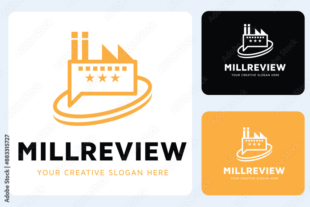 Mill Review Logo Design Template Mill Review Logo Design Template