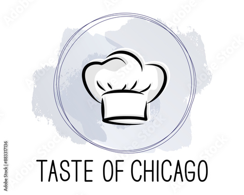 Taste of Chicago greeting banner.  The largest food festival
