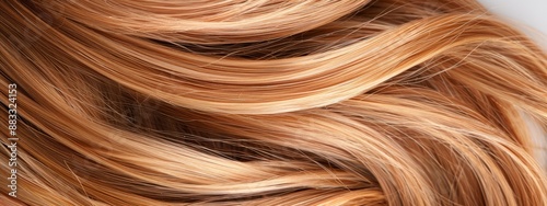  A tight shot of blonde hair with numerous light brown and light blonde highlights scattered throughout