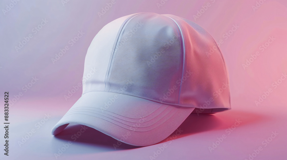 Fototapeta premium Blank cap, clean background, mockup for the concept
