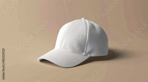 Blank cap, clean background, mockup for the concept