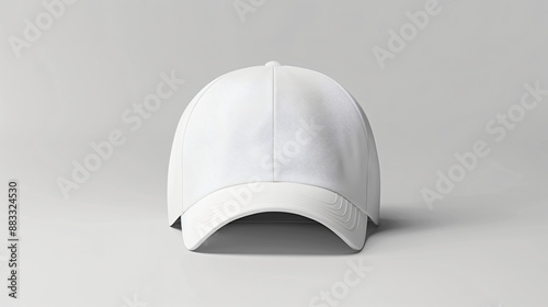 Blank cap, clean background, mockup for the concept