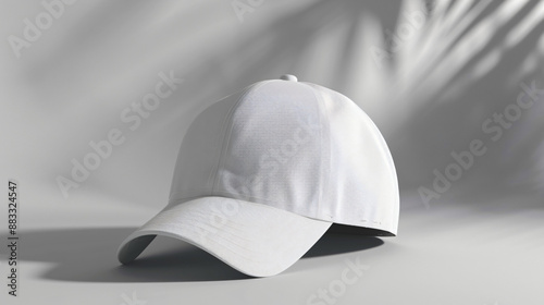 Blank cap, clean background, mockup for the concept