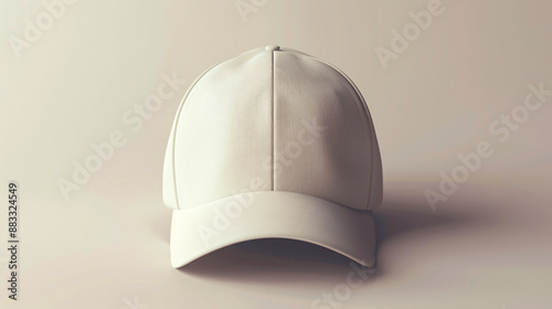 Blank cap, clean background, mockup for the concept