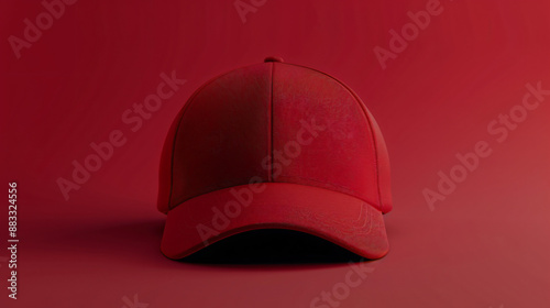 Blank cap, clean background, mockup for the concept