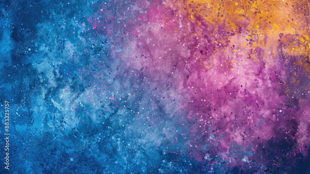 Fototapeta premium Background with splattered abstract powder