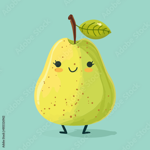Cute Cartoon Pear Fruit Foo...