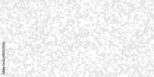 Abstract modern geometric background vector seamless technology gray and white background. Abstract geometric pattern gray Polygon Mosaic triangle Background, business and corporate background.
