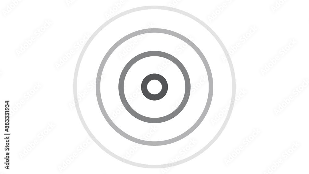 Abstract radio waves spreading, wave diffusion animation alpha channel.
Abstract radio waves spreading, wave diffusion animation alpha channel.