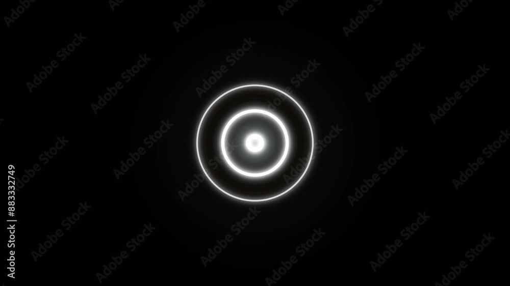 Radio wave signal and wave pulse diffusion animation. Radio wave signal and wave pulse diffusion animation.