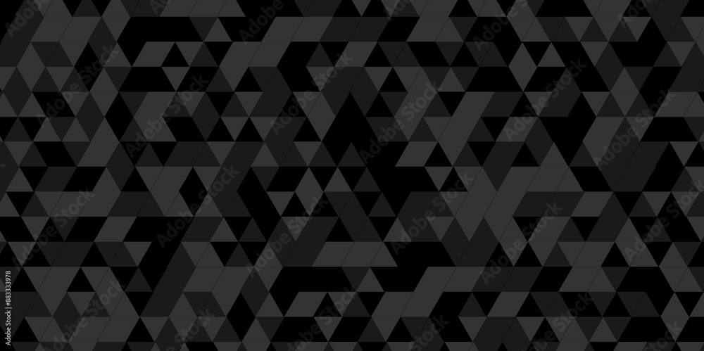 Abstract modern geometric vector seamless technology black and gray background. digital square geometric pattern black Polygon Mosaic triangle Background, business and corporate background. Abstract modern geometric vector seamless technology black and gray background. digital square geometric pattern black Polygon Mosaic triangle Background, business and corporate background.