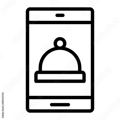 Oder Food Vector Line Icon Design