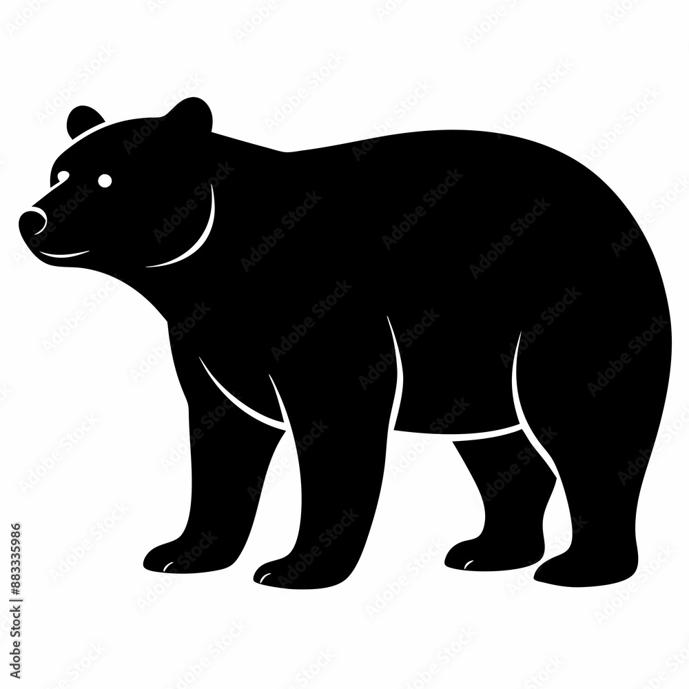 Bear Black silhouette Bear Black silhouette