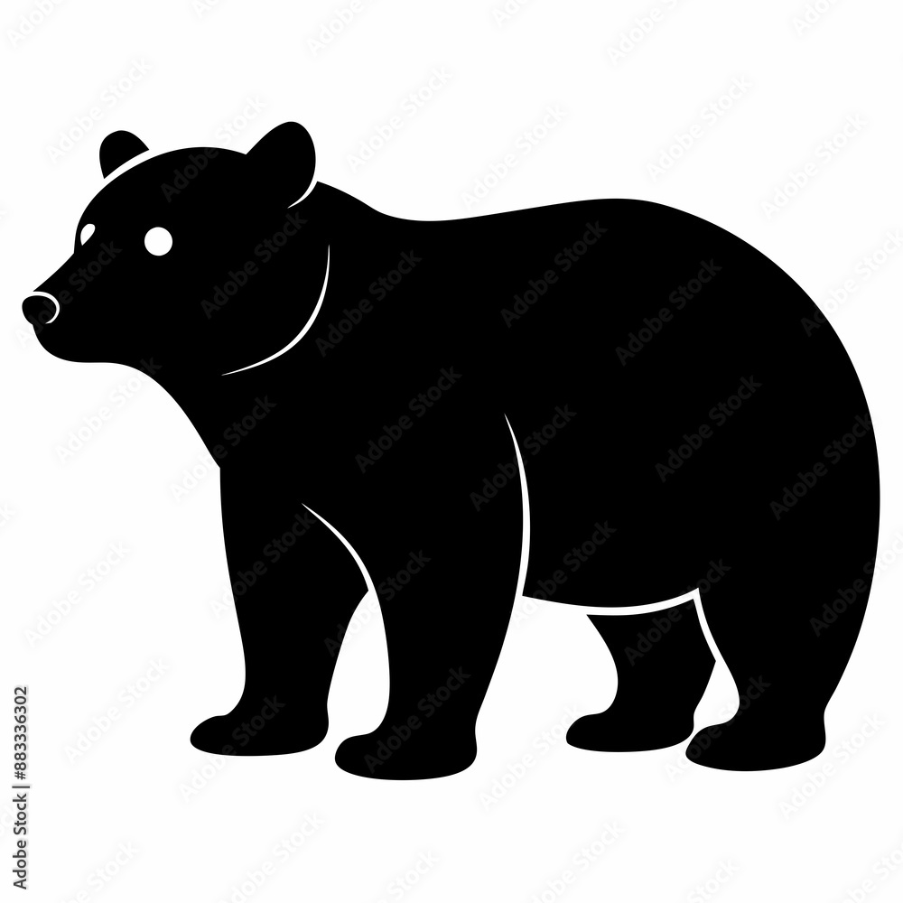 Bear Black silhouette Bear Black silhouette