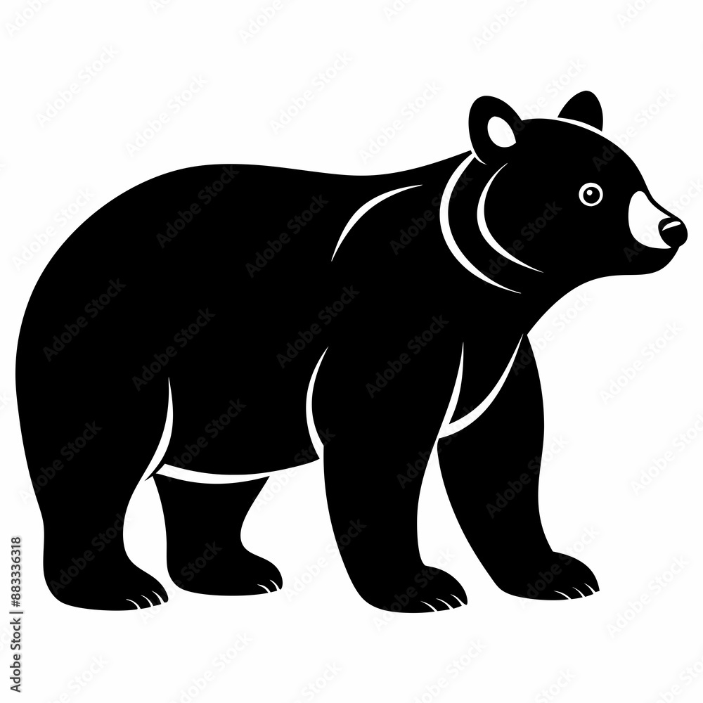 Bear Black silhouette Bear Black silhouette