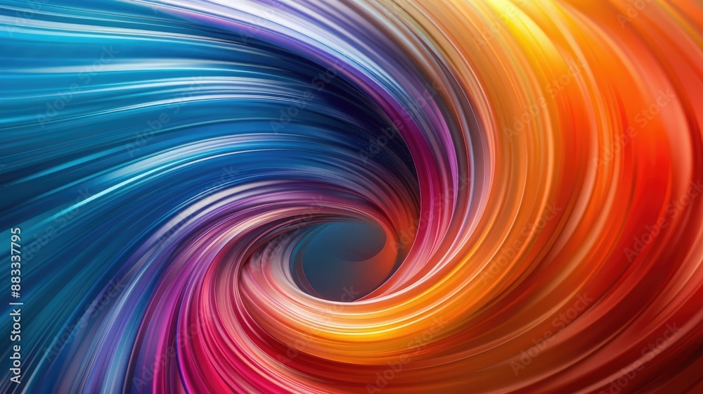 Vibrant swirls of abstract colors in motion Vibrant swirls of abstract colors in motion