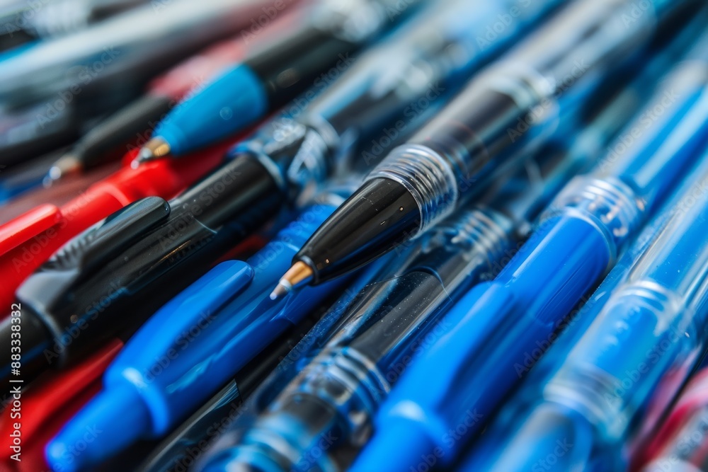 A close up of a variety kind of stationary. A close up of a variety kind of stationary.