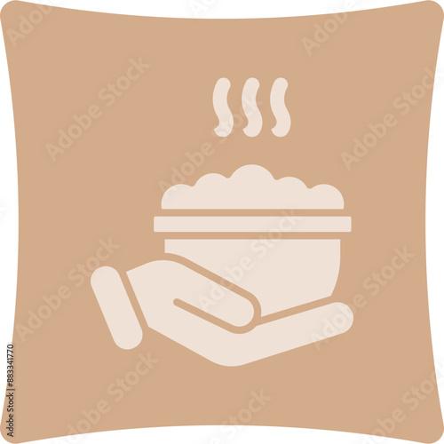 Food Glyph Art Box Icon