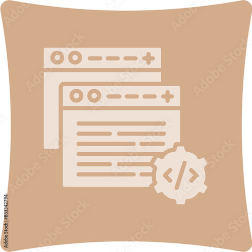 Features Glyph Art Box Icon