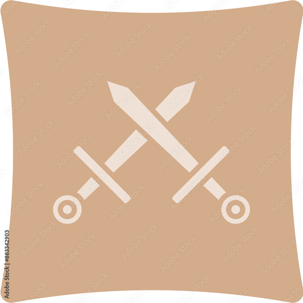 Swords Glyph Art Box Icon