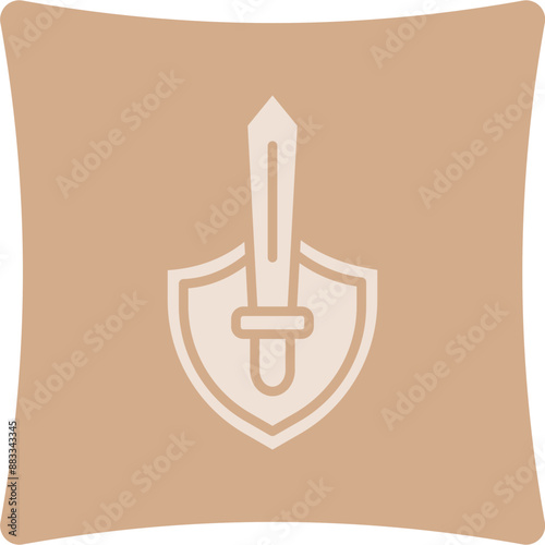 Rpg Game Glyph Art Box Icon