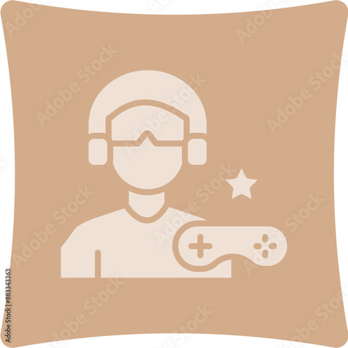 Acting Glyph Art Box Icon
