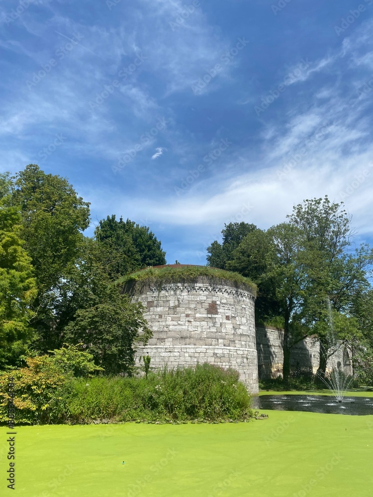 Obraz premium Castle in a park