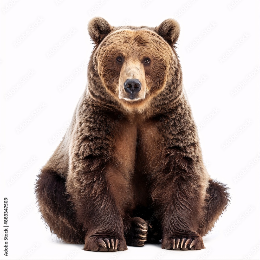 Fototapeta premium Bear isolated on white background