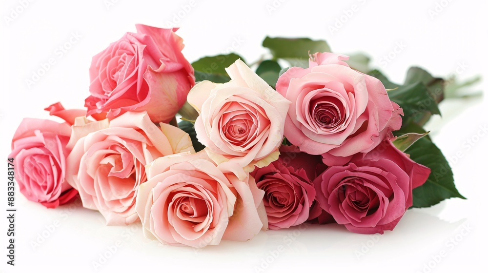 beautiful bouquet of rose flowers isolated on white background
beautiful bouquet of rose flowers isolated on white background