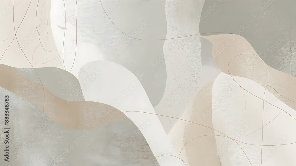 Obraz premium Minimalistic Background with Subtle Textures and Neutral Colors