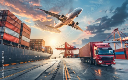 transportation methods representing logistics