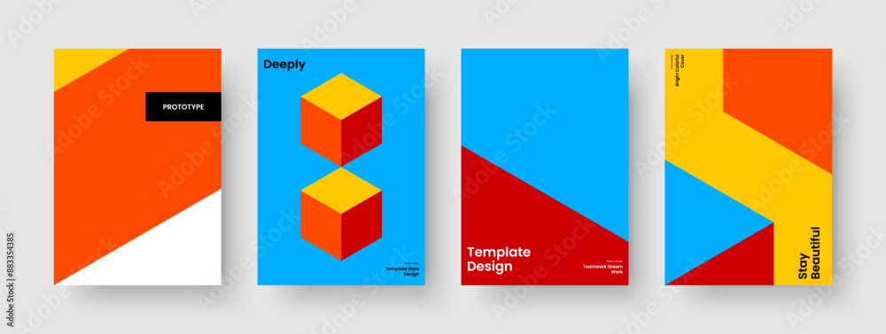 Modern Brochure Template. Geometric Poster Design. Abstract Business Presentation Layout. Banner. Report. Flyer. Book Cover. Background. Handbill. Advertising. Pamphlet. Newsletter. Catalog