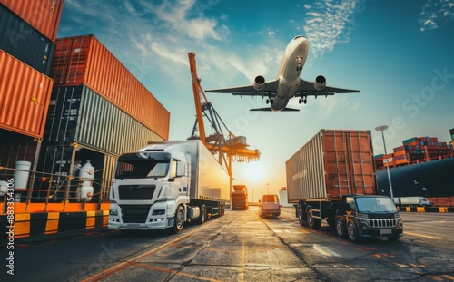 transportation methods representing logistics